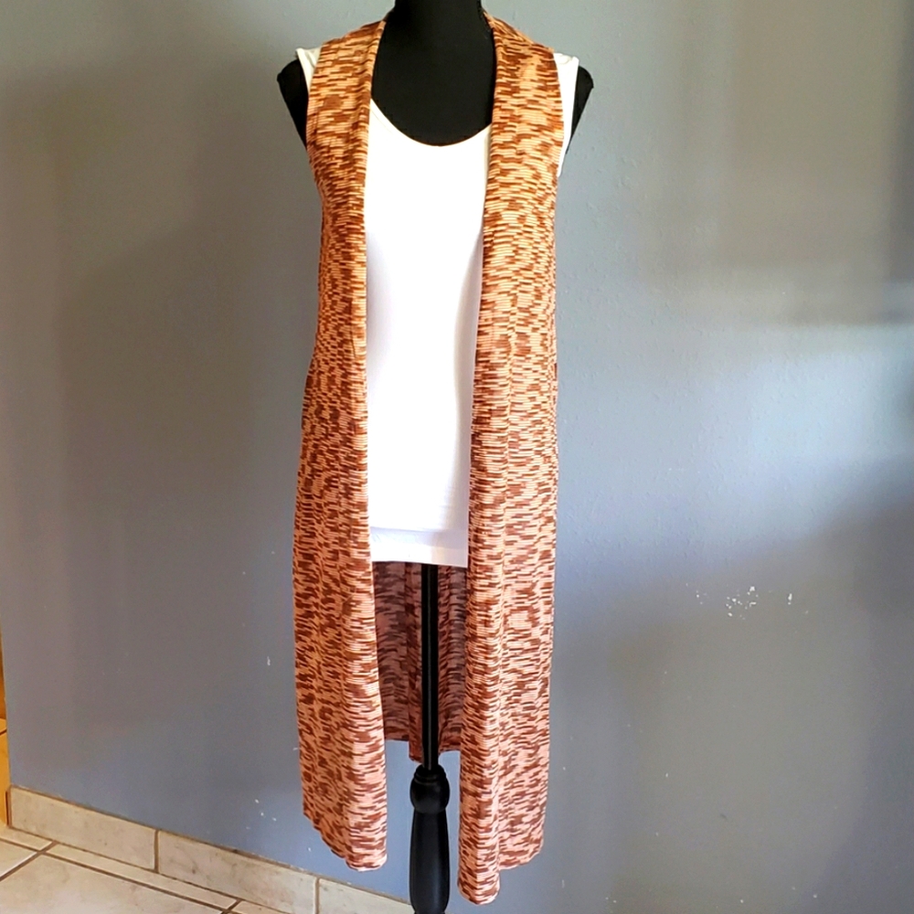 Lularoe JOY sleeveless cardigan - XS